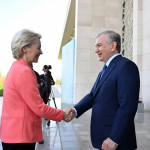 Shavkat Mirziyoyev va Ursula fon der Lyayen
