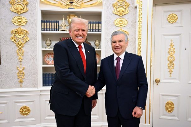 Shavkat Mirziyoyev va Donald Tramp