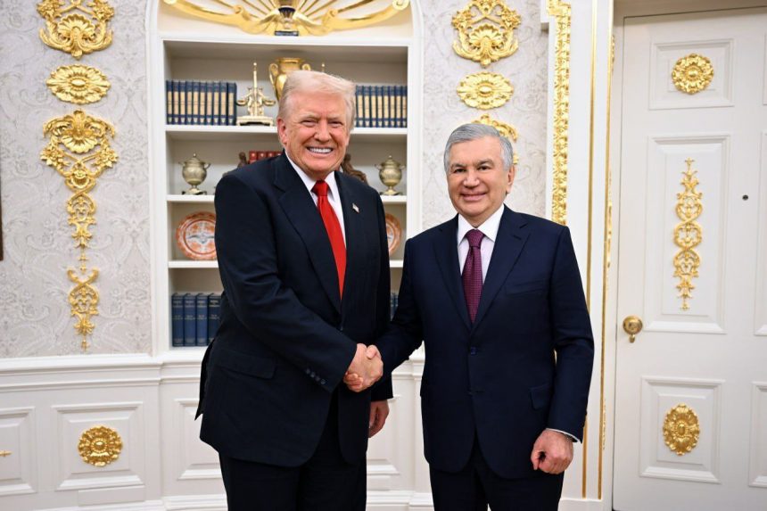 Shavkat Mirziyoyev va Donald Tramp