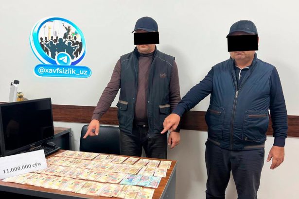 Sirdaryoda ikki nafar IIB xodimi pora olayotganda ushlandi