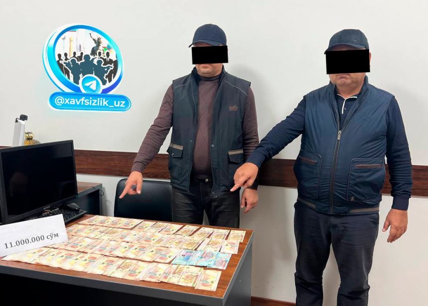 Sirdaryoda ikki nafar IIB xodimi pora olayotganda ushlandi