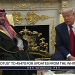 Tramp Saudiya AQSHga 1 trln dollar sarmoya kiritishi mumkinligini aytdi