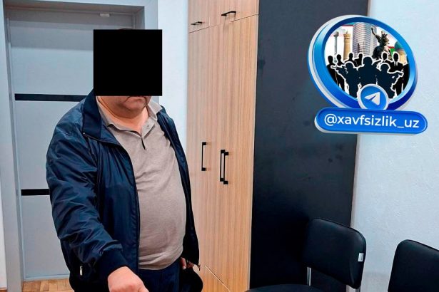 Toshkentda soliq bosh inspektori pora bilan ushlandi