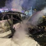 Chilonzorda BYD yo‘l-transport hodisasi oqibatida yonib ketdi