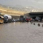 Livandagi kuchli suv toshqinlari oqibatida Bayrutni suv bosdi