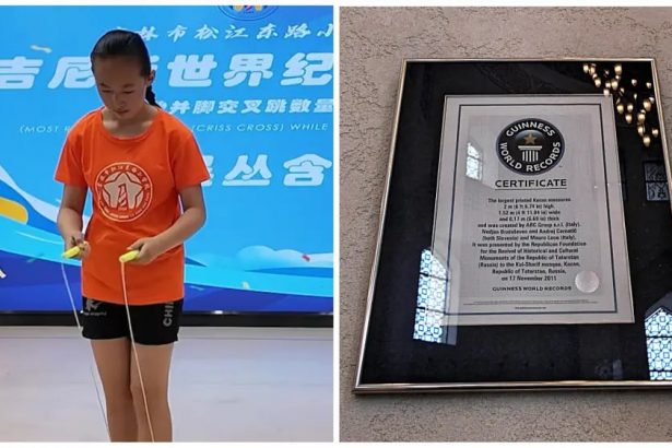 11 yoshli xitoylik qiz Giness rekordini yangiladi