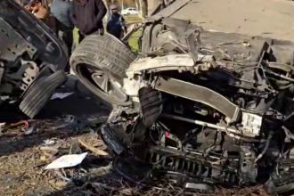 Toshkentda Hongqi va BYD avtomobillari to‘qnashdi