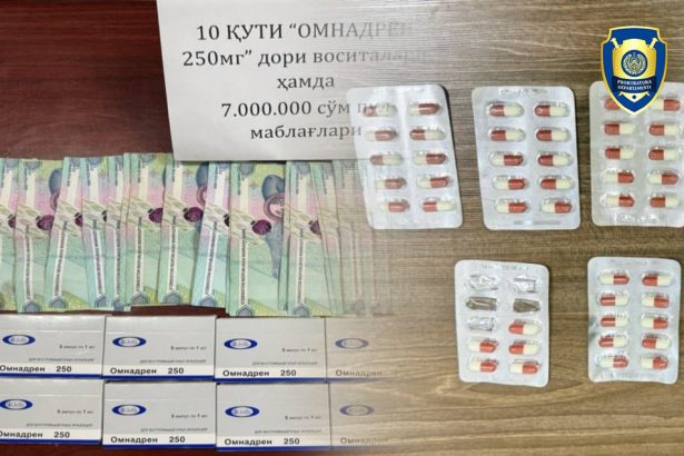 Toshkentda kuchli ta’sir qiluvchi dori vositalarining noqonuniy savdosi fosh etildi