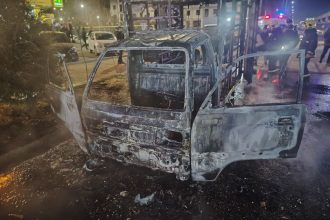 Toshkentda Labo yonib ketdi