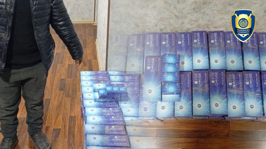 Farg‘onada aksiz markasiz tamaki olib o‘tayotgan shaxs ushlandi