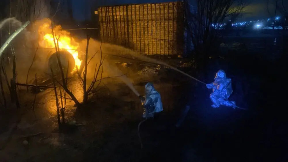 Qozog‘istonda yoqilg‘i quyish shoxobchasida portlash bo‘ldi