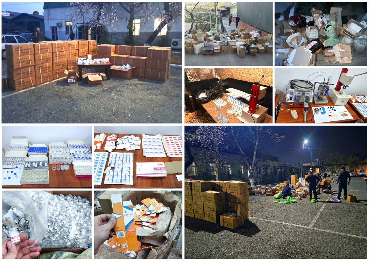 Andijonda qalbaki dori tayyorlagan yashirin laboratoriyalar fosh etildi