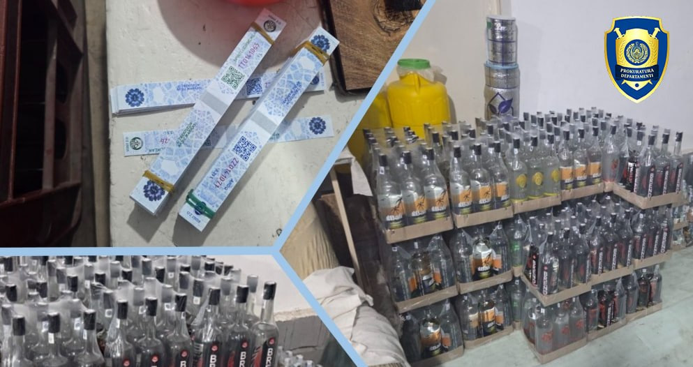 Farg‘onada qalbaki alkogol ishlab chiqarilgan yashirin sex aniqlandi