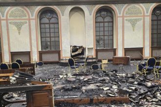 Ukrainadagi yahudiylar ibodatxonasi yoqib yuborildi