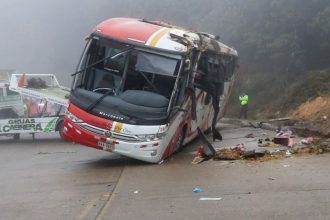 Ekvadordagi avtobus halokati oqibatida kamida 12 kishi vafot etdi