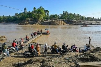 Indoneziyadagi kuchli suv toshqinlari oqibatida kamida 16 kishi halok bo‘ldi