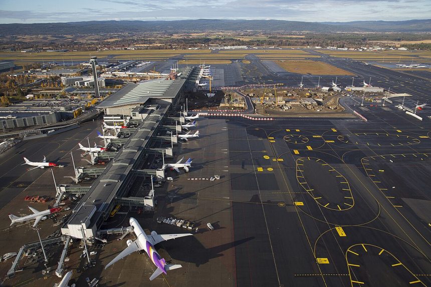 Oslo aeroportida noma’lum dron sababli qo‘nish-qo‘tarilish yo‘lagi vaqtincha yopildi