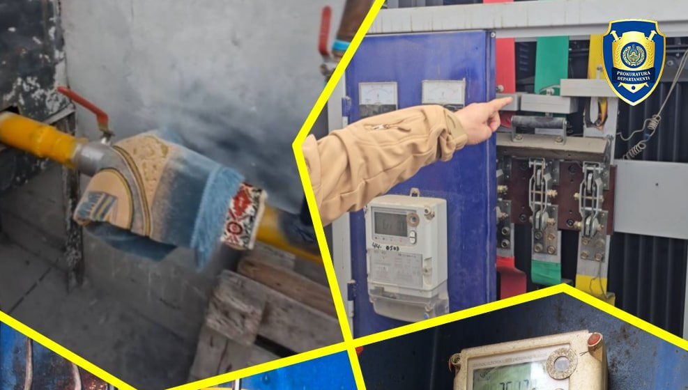 Farg‘onada gaz va elektrdan noqonuniy foydalanish fosh etildi