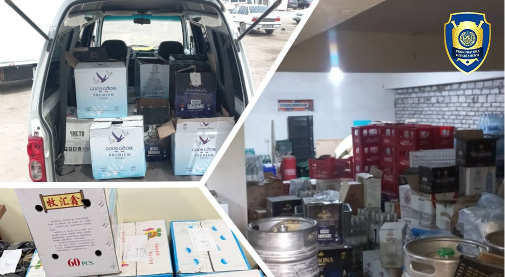 Xorazmda qalbaki aksiz markali mahsulotlar aniqlandi