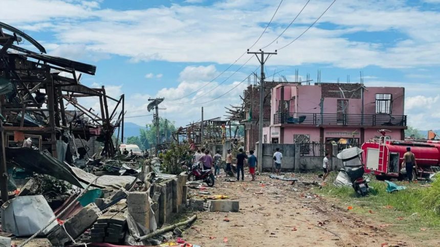 Myanmadagi portlashda kamida 55 kishi halok bo‘ldi