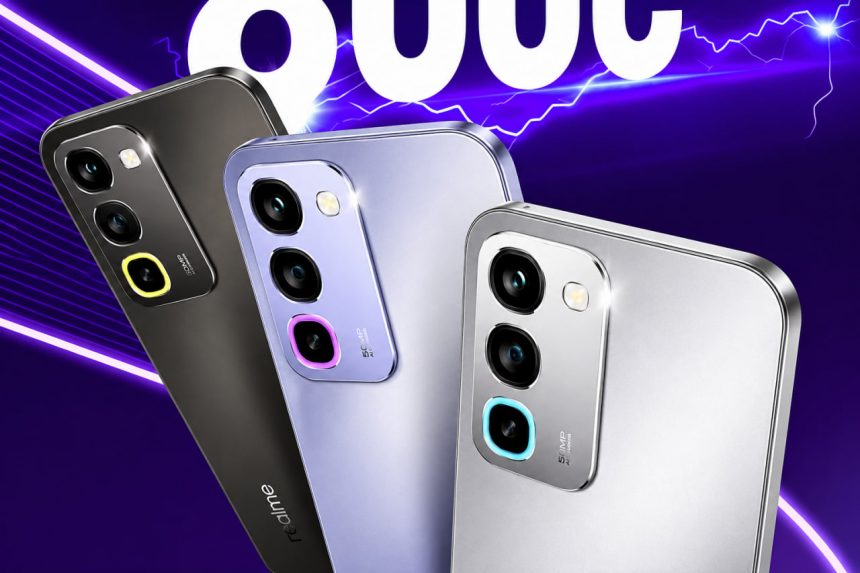 Realme 8000 mA/soat batareyali Realme P4R 5G smartfonini taqdim etadi