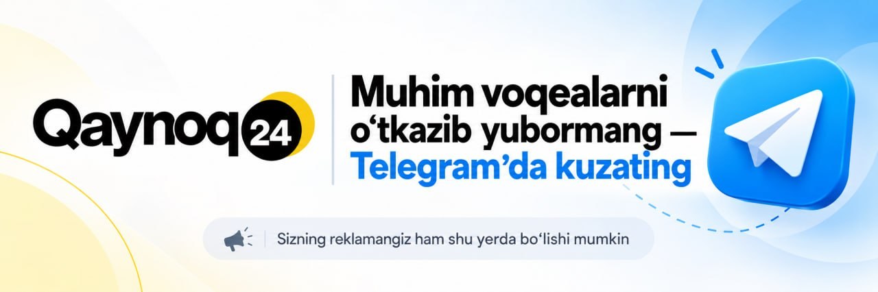 Qaynoq24 Telegramda kuzating